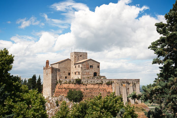 Fototapeta na wymiar Festung Malatesta w Verrucchio, Włochy, Emilia-Romania