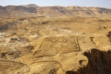 Looking west from the fotress of Masada.