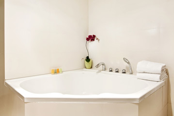 Baignoire en angle