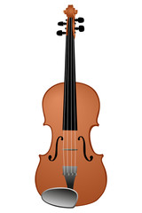 Fototapeta premium Vector illustration of violin