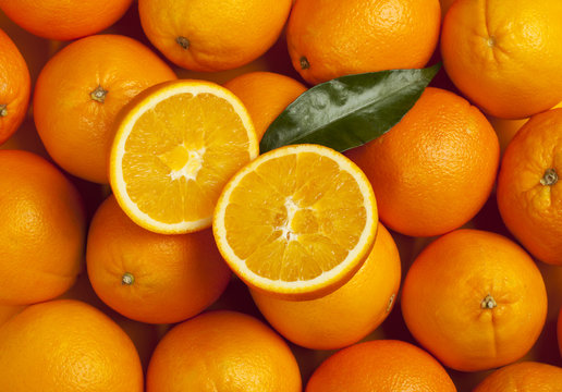 Orangen Hintergrund