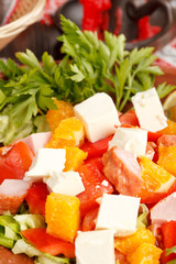 salad with feta