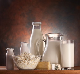 Photo of milk products.
