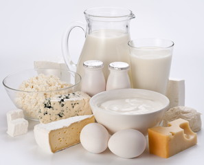 Photo of protein products.