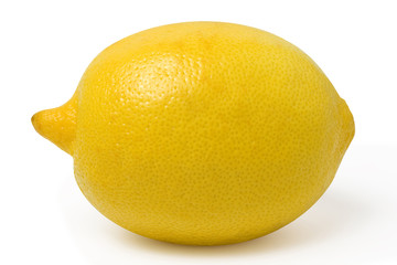 Lemon on a white background