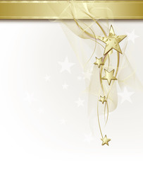 background with golden stars