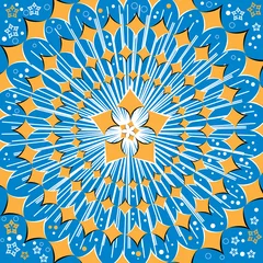 Photo sur Plexiglas Psychédélique Star Blaster (illusion de mouvement)