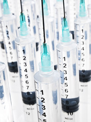 Rows of syringes