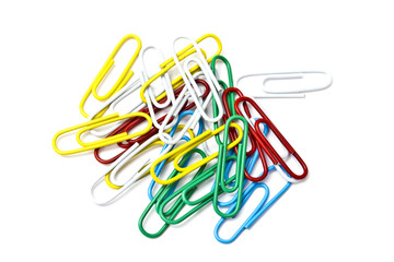 Colorful paperclips