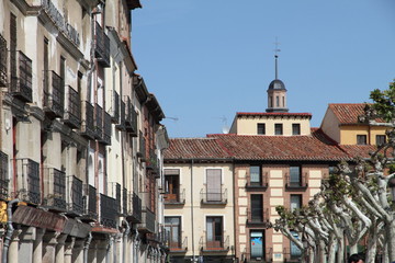 Cervantes square Alcala de Henares  Madrid province Spain