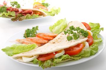 plate of sandwich