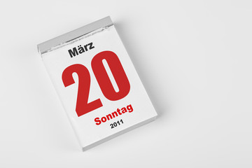 20 März