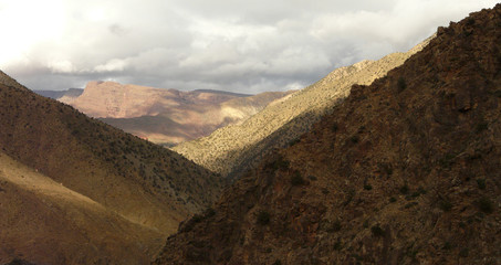 Panorama de l'Atlas marocain