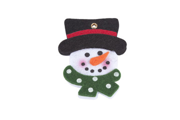 A snowman for decorating Christmas tree