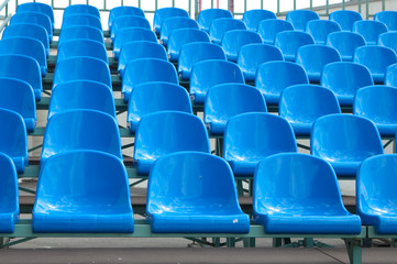 Colour plastic armchairs