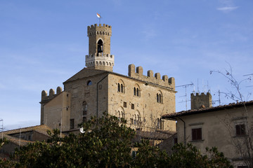 Fototapeta premium Volterra - Palazzo dei Priori - Tuscany