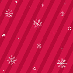 Christmas Background With Snowflakes