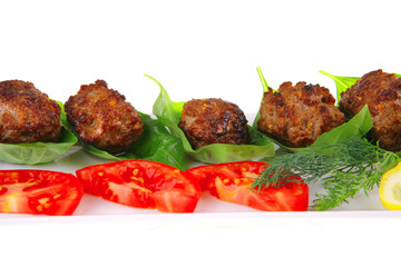 grilled french meat balls