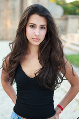 Obraz premium Pretty Teenager Outdoors
