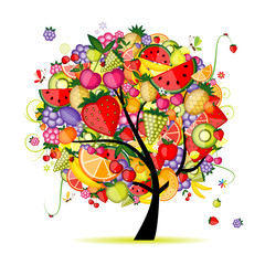 Fototapety  Energy fruit tree for your design