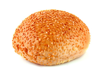 Bun isolated on white