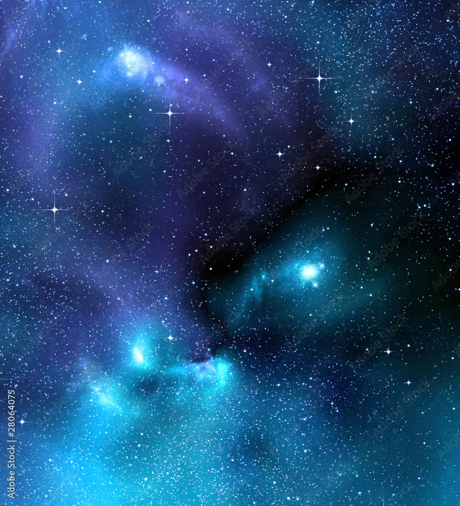 Wall mural starry background of deep outer space