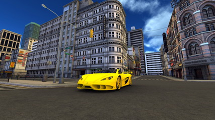 Fototapeta premium スポーツカー
