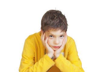 yellow sweater