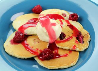 Raspberry Pancakes