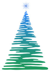 Christmas fir-tree, pictogram