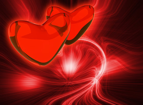 Abstract red color background