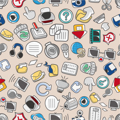 seamless web pattern