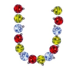 High resolution conceptual Christmas font isolated on white