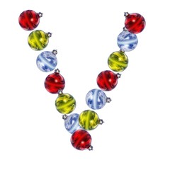 High resolution conceptual Christmas font isolated on white