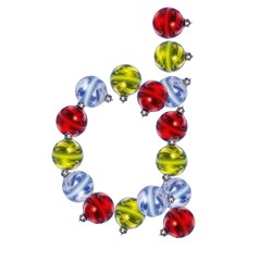 High resolution Christmas font isolated