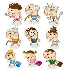 cartoon family