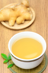 hot ginger tea