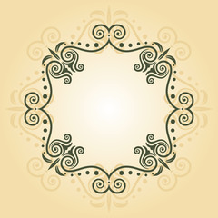 Florish Vintage frame Design