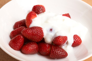 Strawberries and cream