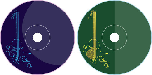 CD - DVD Label Design template