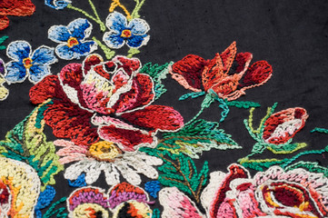 Fragment of embroidery (the rear face)