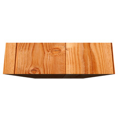 High resolution conceptual wood symbol isolated on white