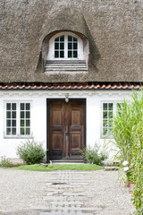 Fototapeta na wymiar Elegant Danish house entrance