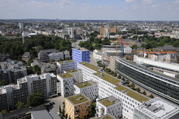 Fototapeta premium Blick vom Hamburger Michel