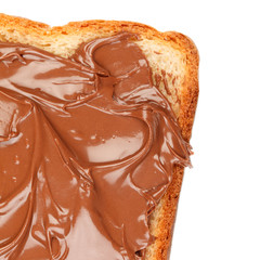 Toast with chocolate