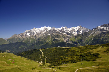 Les piste du col du Joly