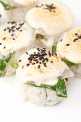 sushi on the plate