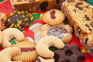 Weihnachststollen und Gebäck
