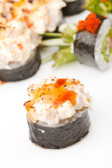 sushi on the plate