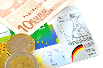 Krankenkassenkarte - Beitragserhöhung - Praxisgebühr